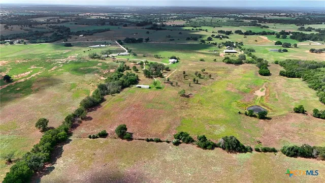 a view of a lake with houses