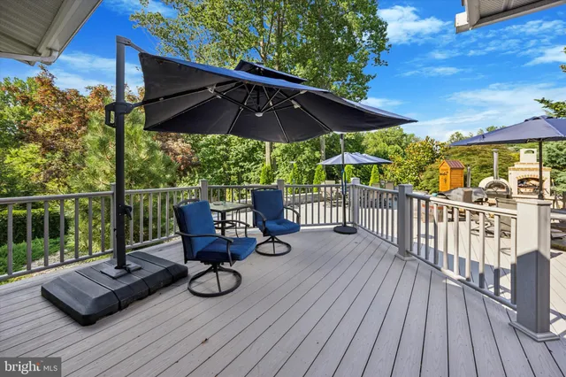 a view of a house with a patio