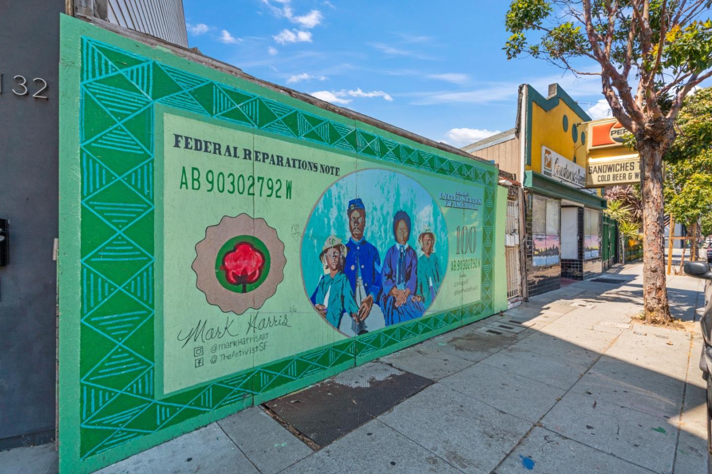 4128 3rd Street San Francisco, CA 94124 - Photo 3 of 21 a sign on the side of the road