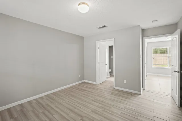 wooden floor in an empty room