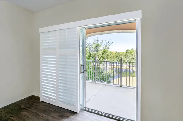 a view of front door