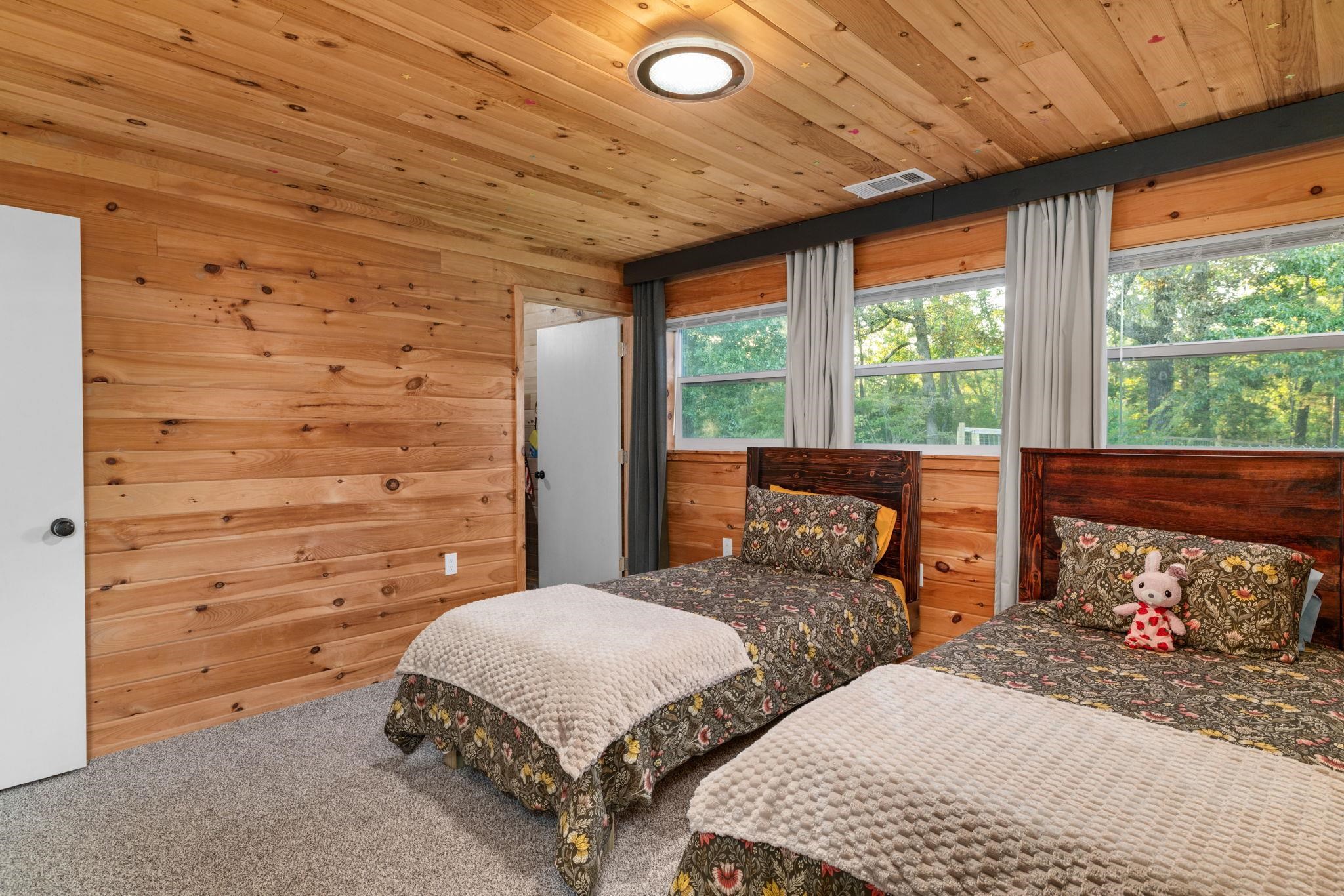 66 County Road 511 Corinth, MS 38834 - Photo 20 of 40 Wood-paneled walls and ceiling with recessed lighting