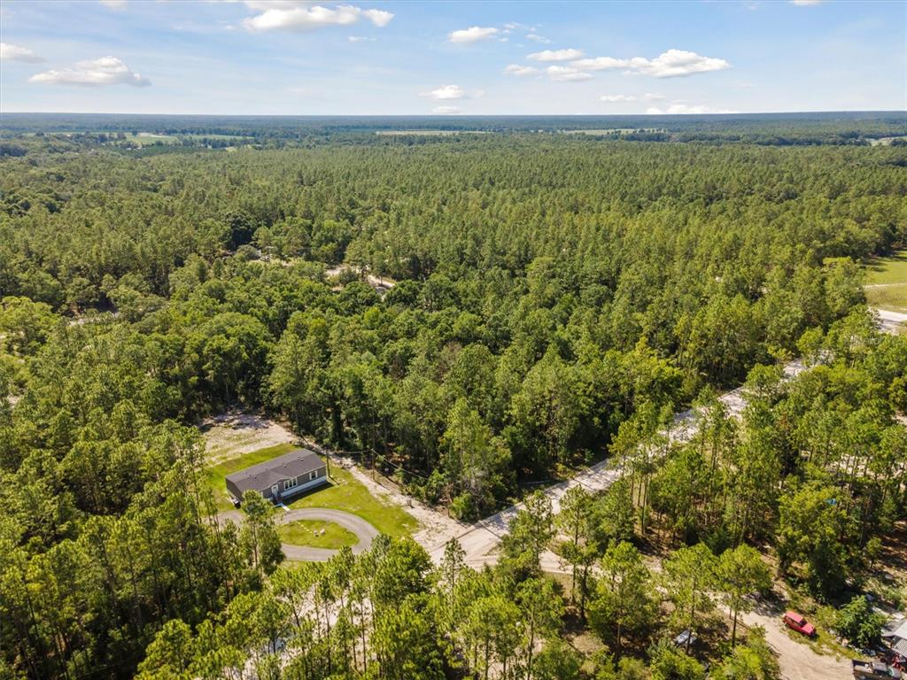 a view of a yard with an outdoor space
