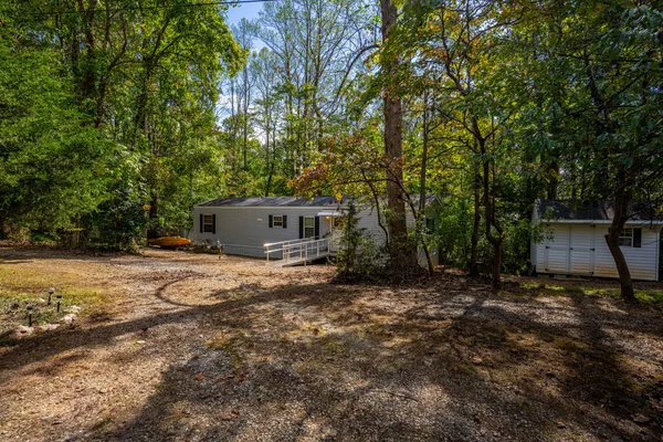 a view of outdoor space and green space