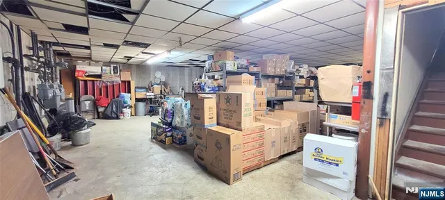 a view of storage and utility room