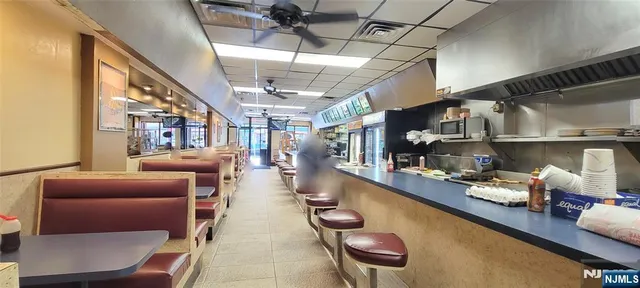 a room with furniture