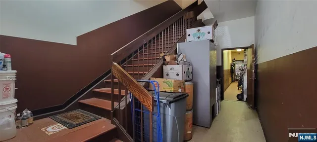 a view of an entryway with staircase