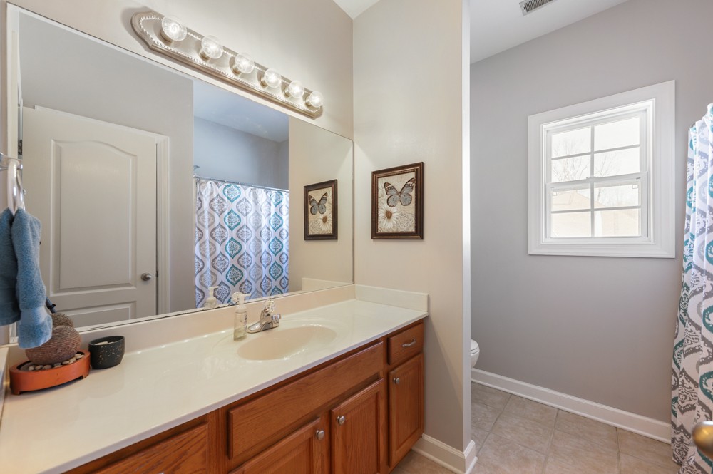 706 Deer Ridge Lane Lebanon, TN 37087 - Photo 22 of 29 a bathroom with a sink and a mirror