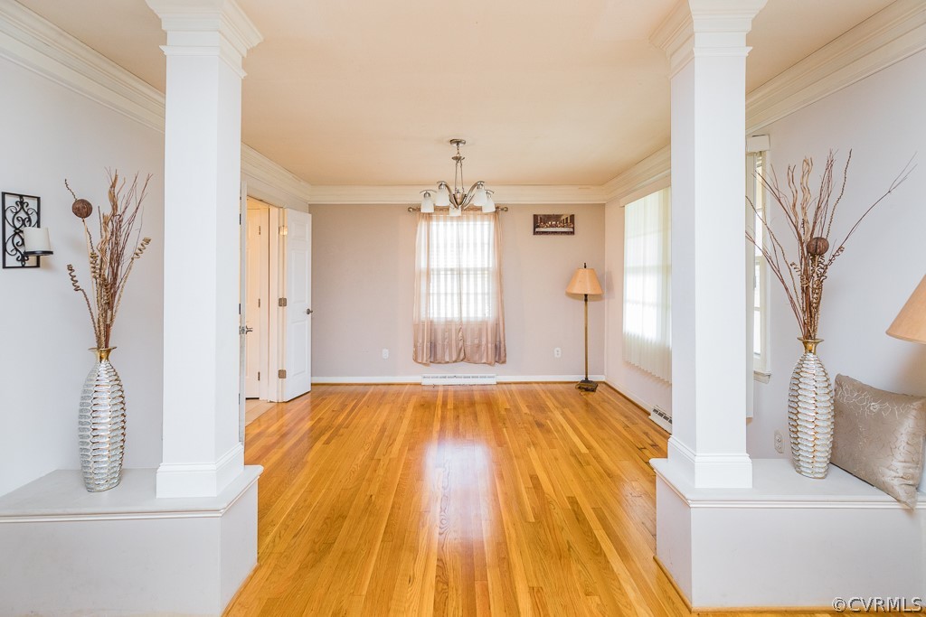 11301 Rolling Brook Road Chester, VA 23831 - Photo 25 of 49 a view of an empty room with window and wooden floor