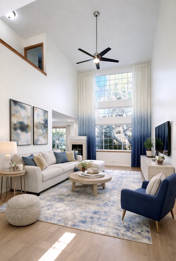 4 Haverton Court Streamwood, IL 60107 - Photo 4 of 30 a living room with furniture and a large window