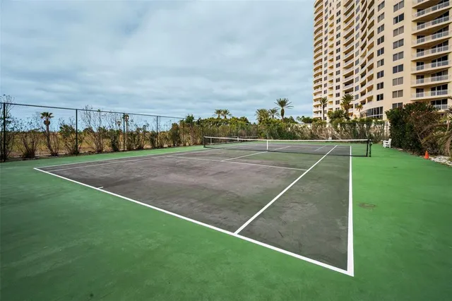 a view of a tennis court