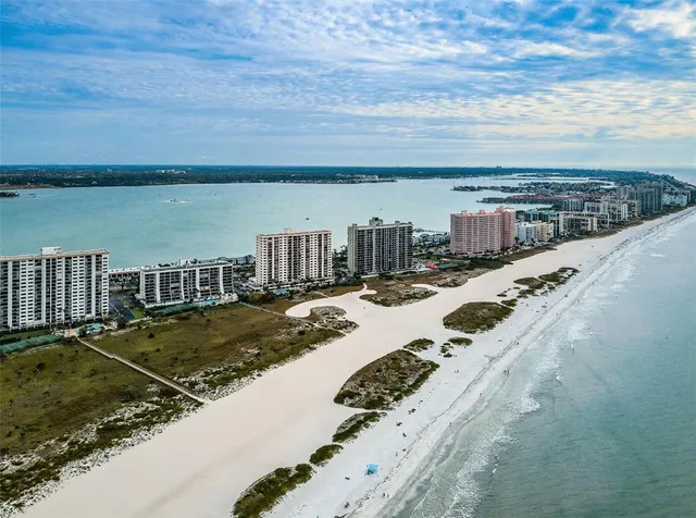 a view of city and ocean