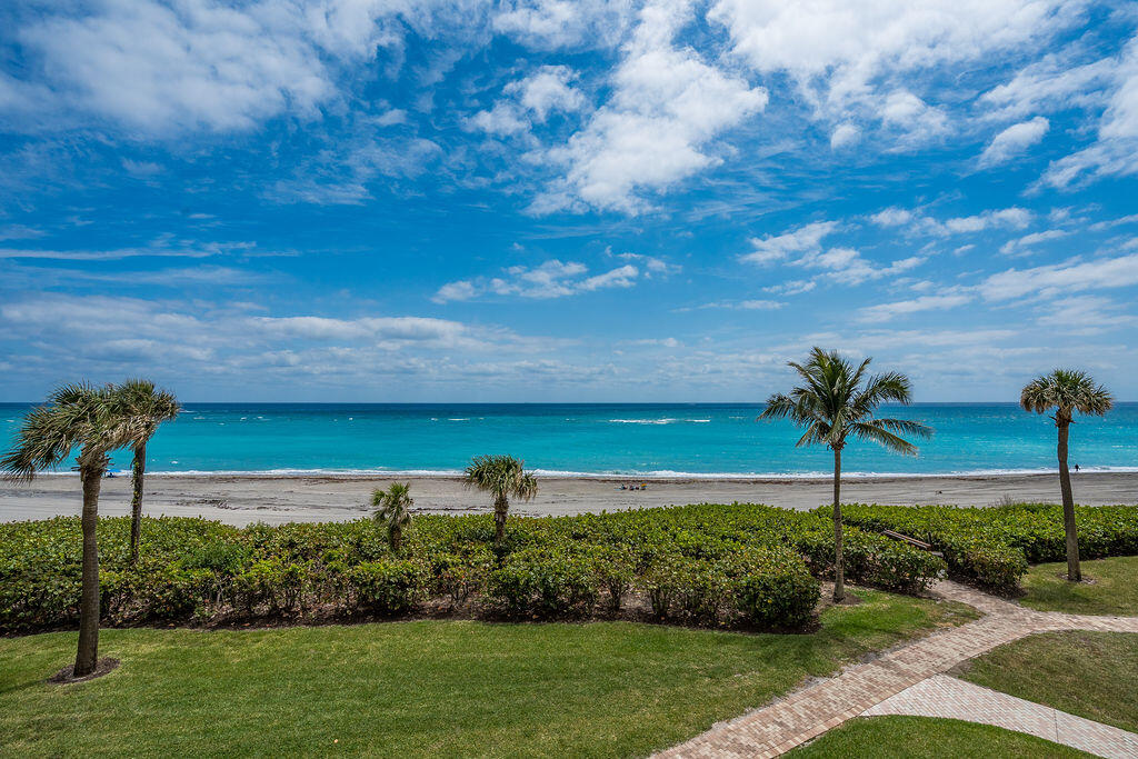 300 Ocean Trail Way, Unit 301 Jupiter, FL 33477 - Photo 38 of 64 a view of ocean with a big yard