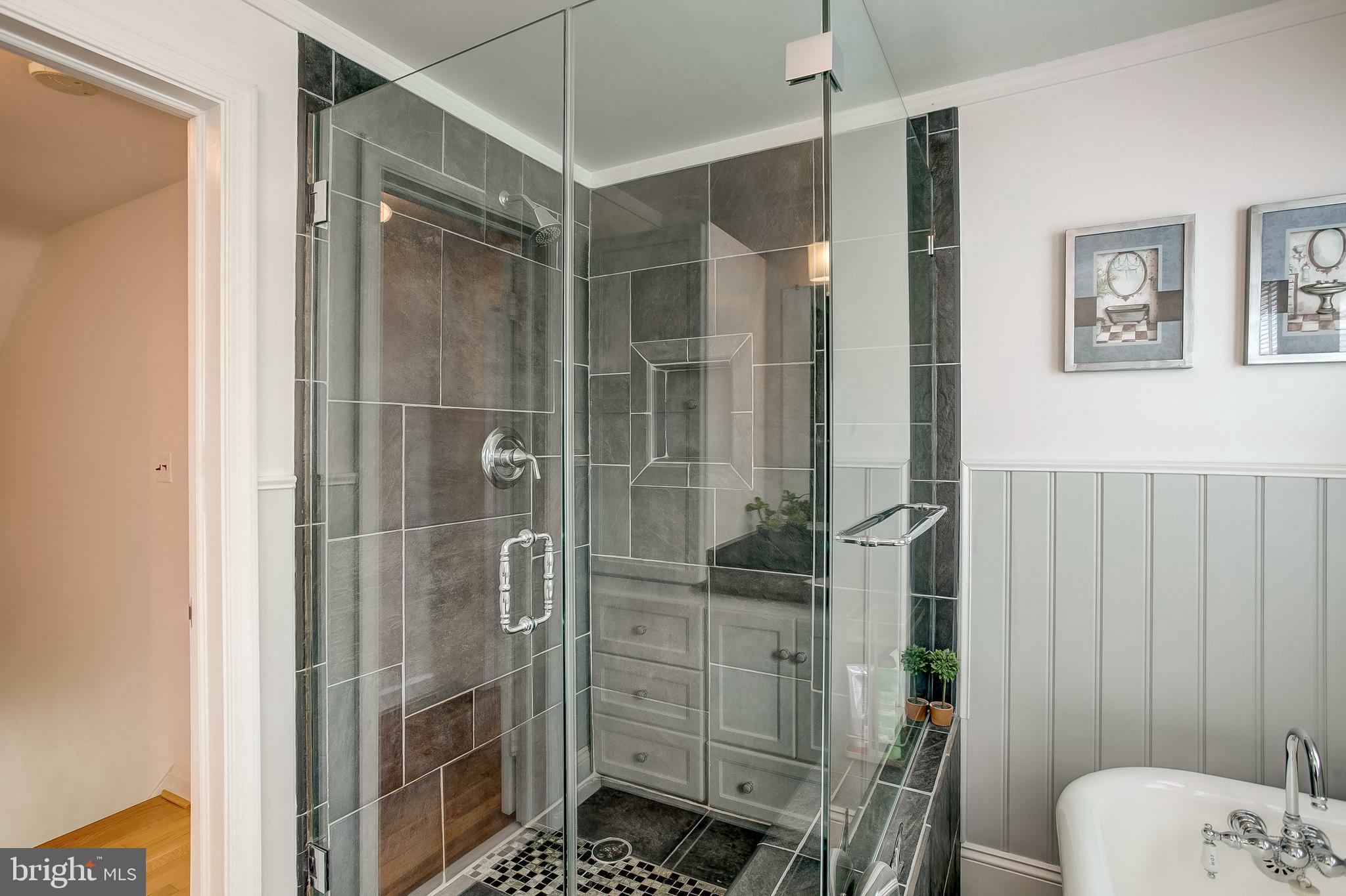 908 Locustvale Road Baltimore, MD 21204 - Photo 39 of 48 Walk in Shower with glass enclosure