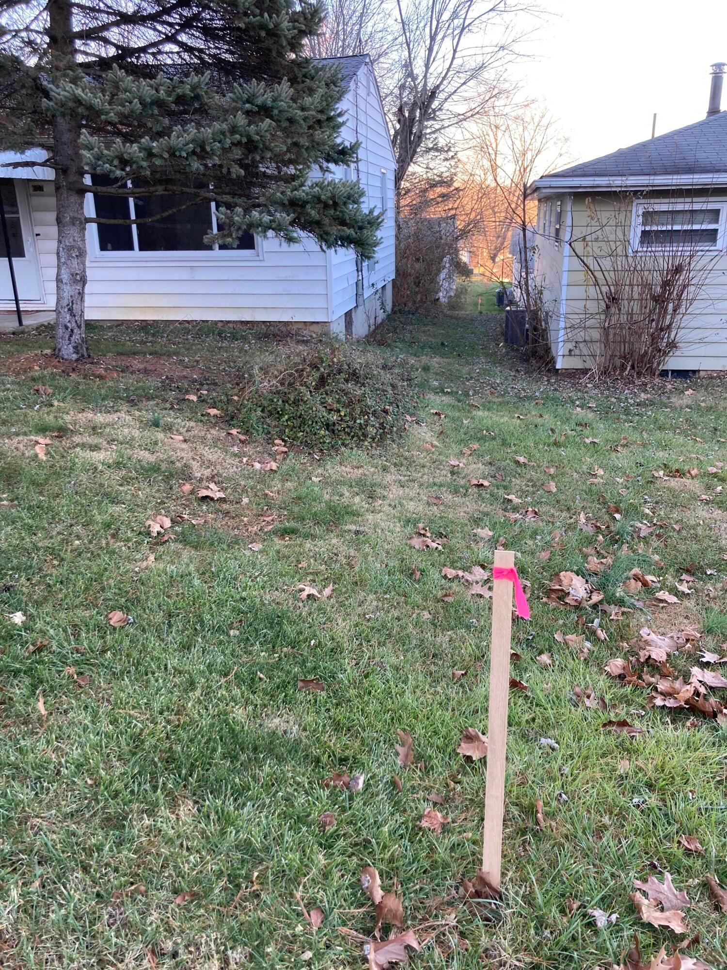 Survey Stake -LOT LINE