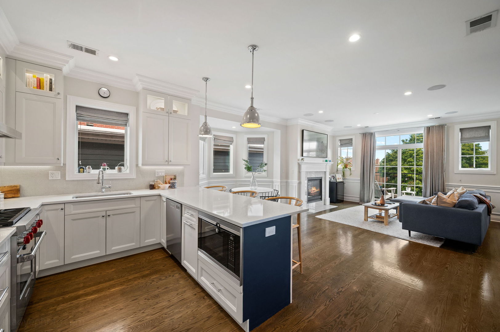 2700 North Wayne Avenue, Unit 3N Chicago, IL 60614 - Photo 9 of 22 a open kitchen with stainless steel appliances granite countertop a stove and cabinets