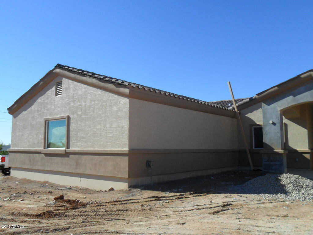 Back of side entry garage