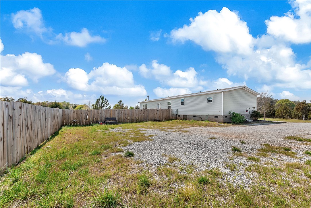633 Project Road Iva, SC 29655 - Photo 38 of 38 This spacious property offers ample outdoor living with a well-maintained fence and expansive yard space.