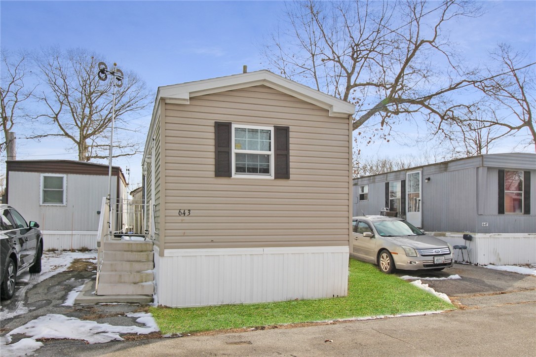 643 Forest Park Middletown, RI 02842 - Photo 2 of 10 Front of mobile home with 1 parking space