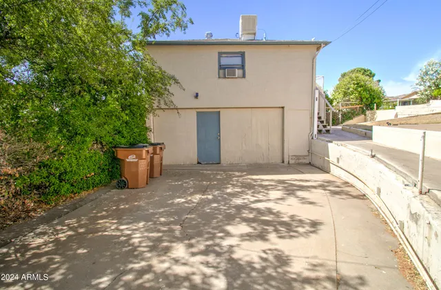 a view of a house with a outdoor space