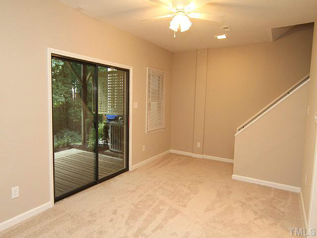 5546 Hamstead Crossing Raleigh, NC 27612 - Photo 13 of 17 Bedroom; family room; multi-use area. Walk out to private patio!