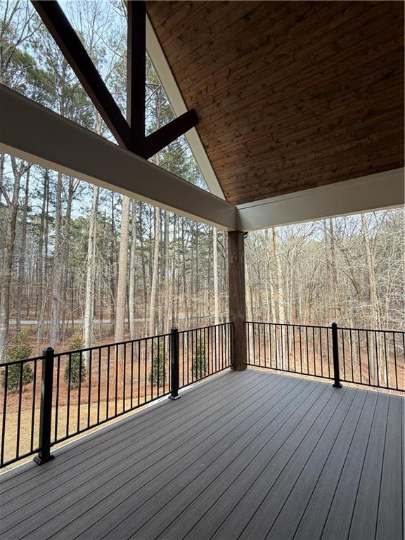 1040 Oak Valley Road Greensboro, GA 30642 - Photo 5 of 20 a view of a balcony with wooden floor