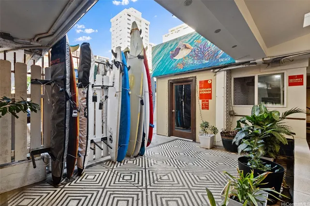 a view of a entryway door