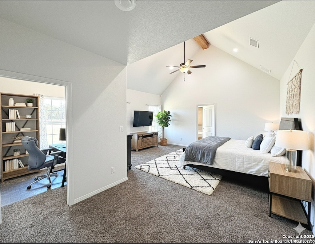 469 Buckskin Trail Bandera, TX 78003 - Photo 7 of 13 a bed room with furniture and a window