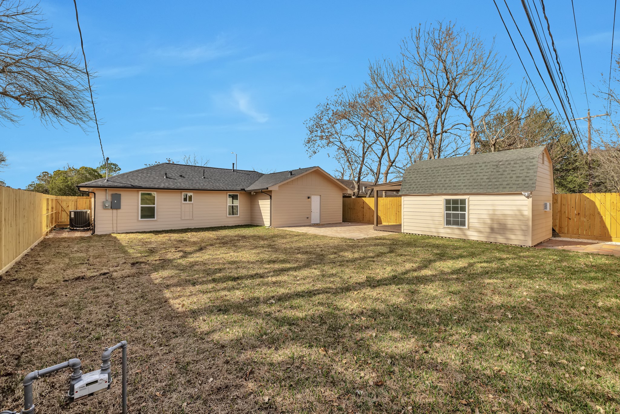 8709 Tarbell Road Houston, TX 77034 - Photo 21 of 25 a front view of a house with a yard