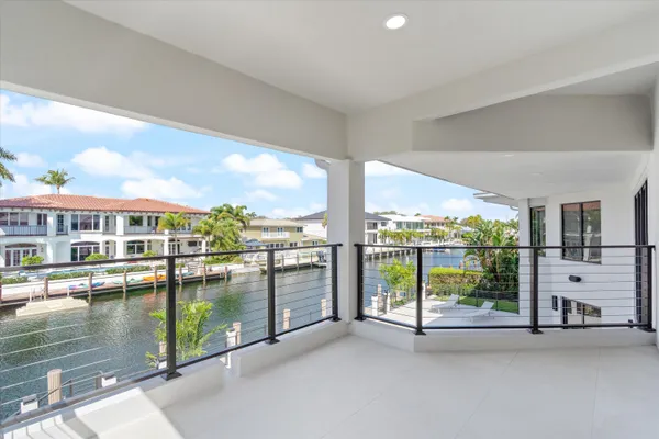 a view of a lake with houses