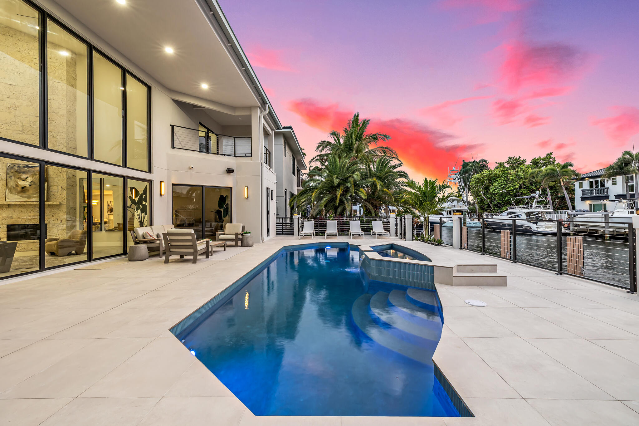 3721 Northeast 30th Avenue Lighthouse Point, FL 33064 - Photo 70 of 70 a view of a swimming pool with outdoor seating
