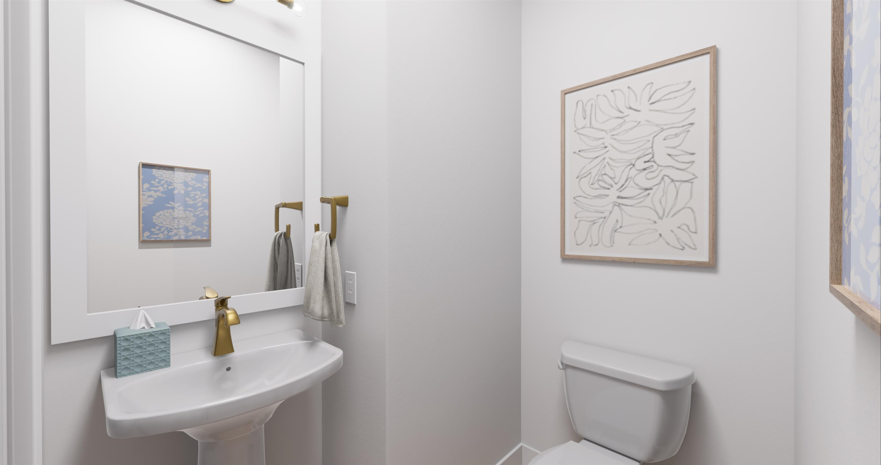 3925 Milltown Ridge Run Raleigh, NC 27612 - Photo 6 of 17 a bathroom with a sink and a mirror