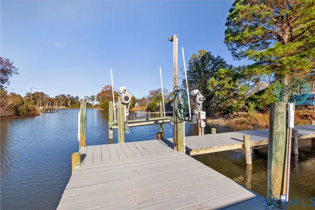 a view of a balcony with lake view