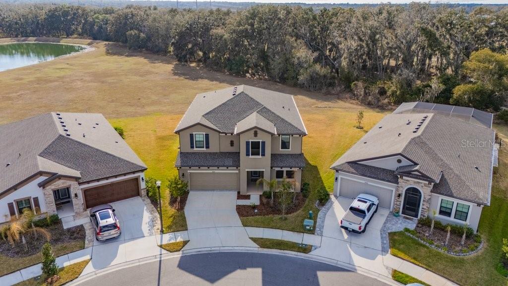 14604 Horse Trot Road Lithia, FL 33547 - Photo 50 of 62 an aerial view of a house with a yard