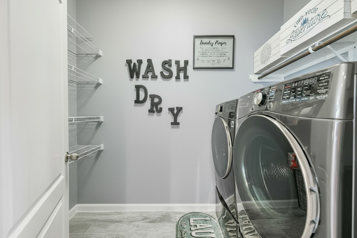 24047 Schults Meadow Lane Spring, TX 77389 - Photo 20 of 47 a utility room with dryer and washer