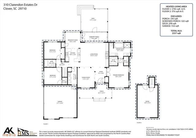 $549,900 | 310 Clarendon Estates Drive, Clover, SC 29710