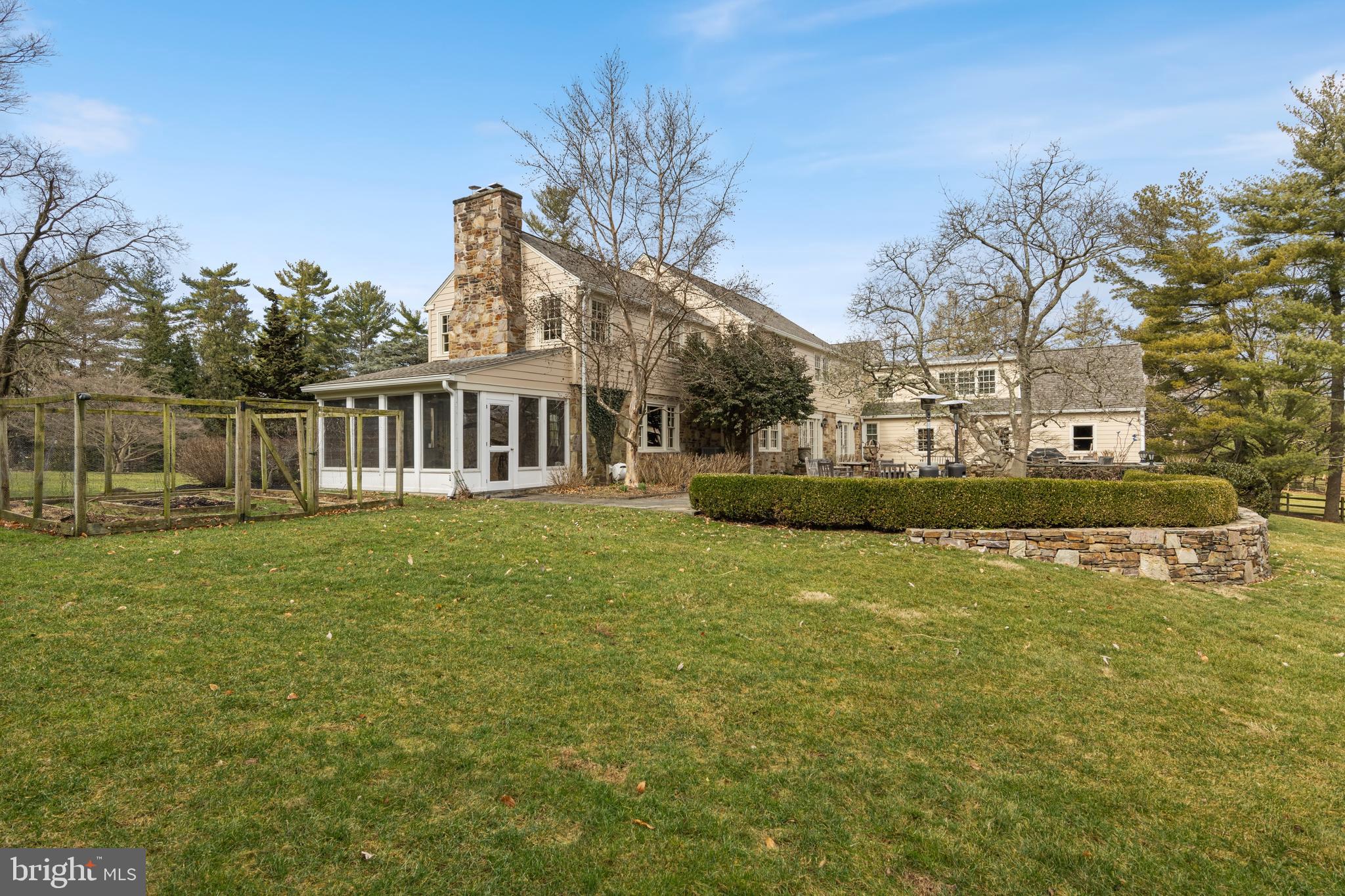726 Cedar Lane Villanova, PA 19085 - Photo 52 of 62 fenced vegetable garden