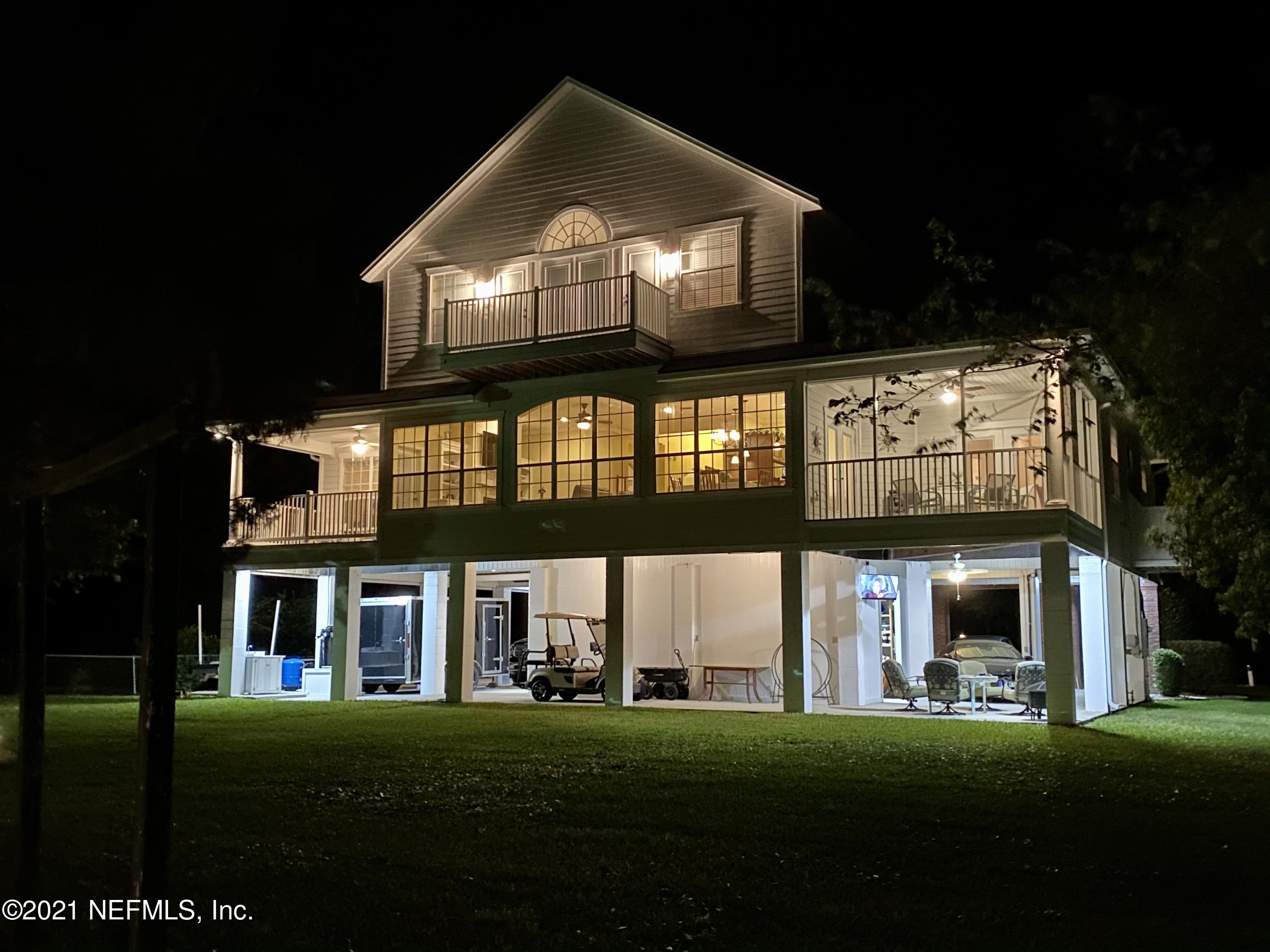 4249 Lazy Acres Road Middleburg, FL 32068 - Photo 65 of 65 Rear of Home at Night
