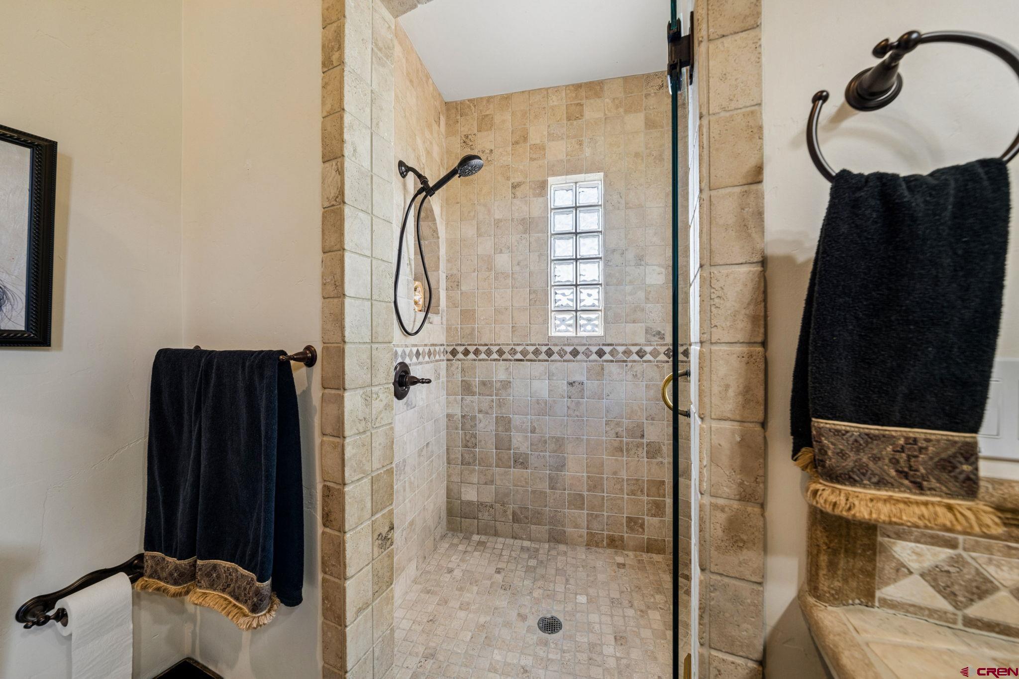 3623 Elkhorn Mountain Road Durango, CO 81301 - Photo 20 of 44 a bathroom with a shower