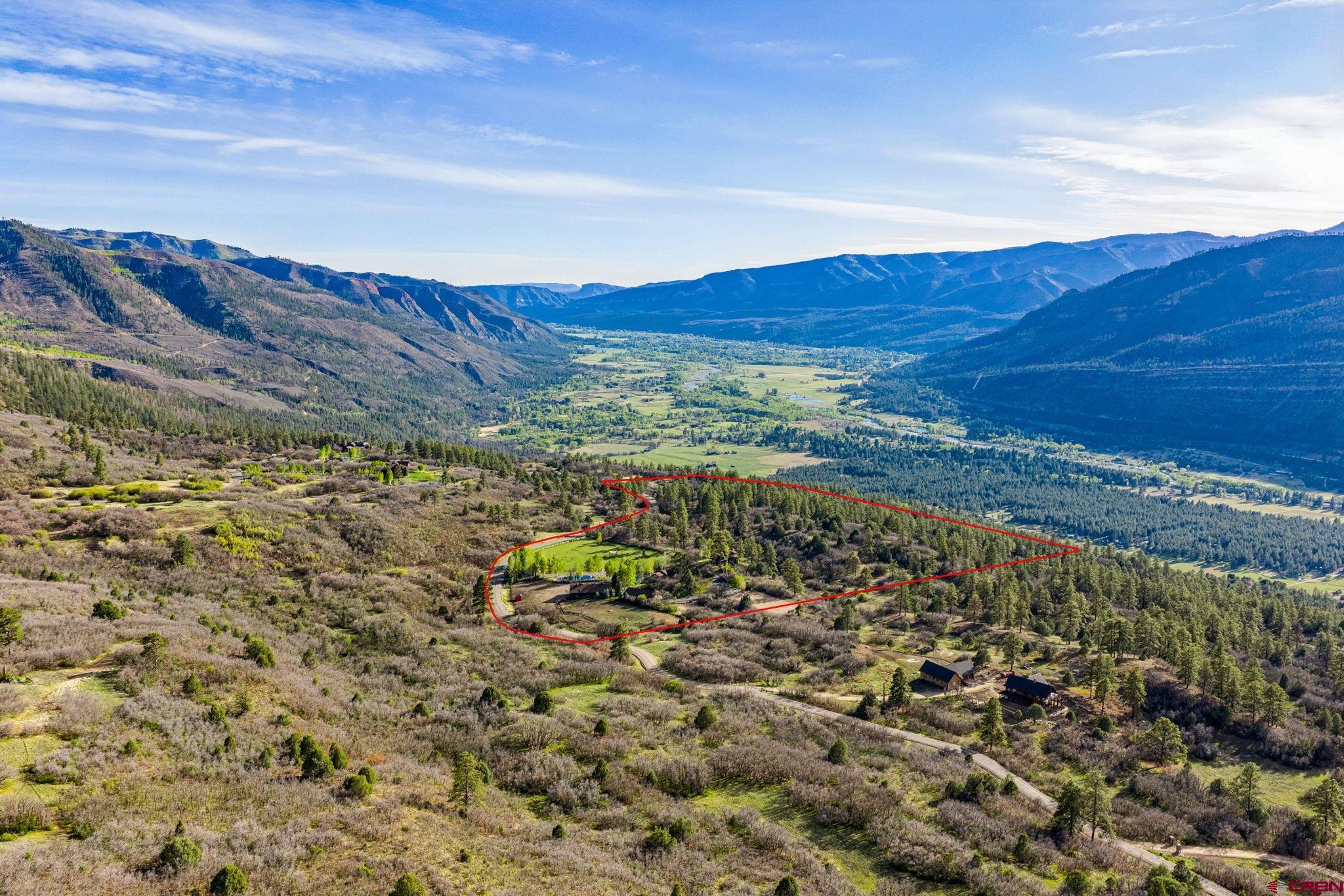 3623 Elkhorn Mountain Road Durango, CO 81301 - Photo 6 of 44 a view of a road with an ocean view