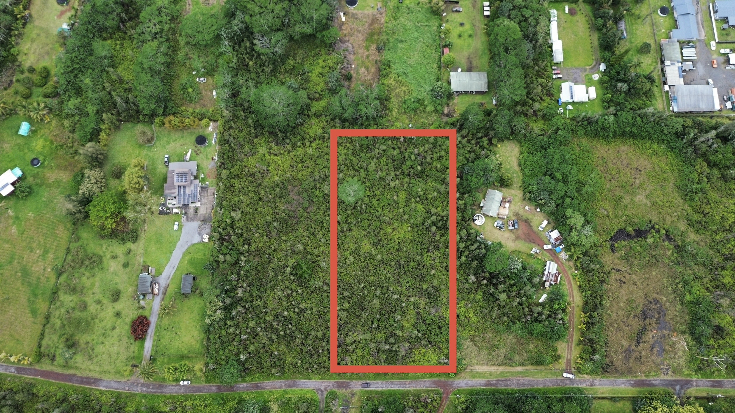 45 35th Avenue Keaau, HI 96749 - Photo 3 of 4 a view of a yard with plants
