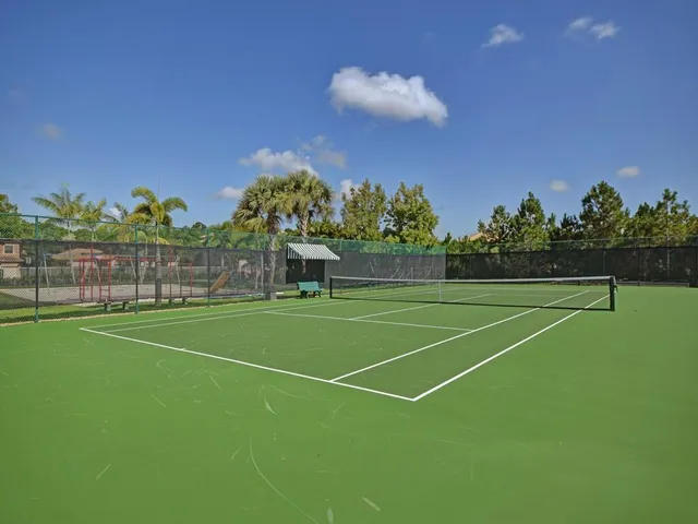 a view of a tennis court