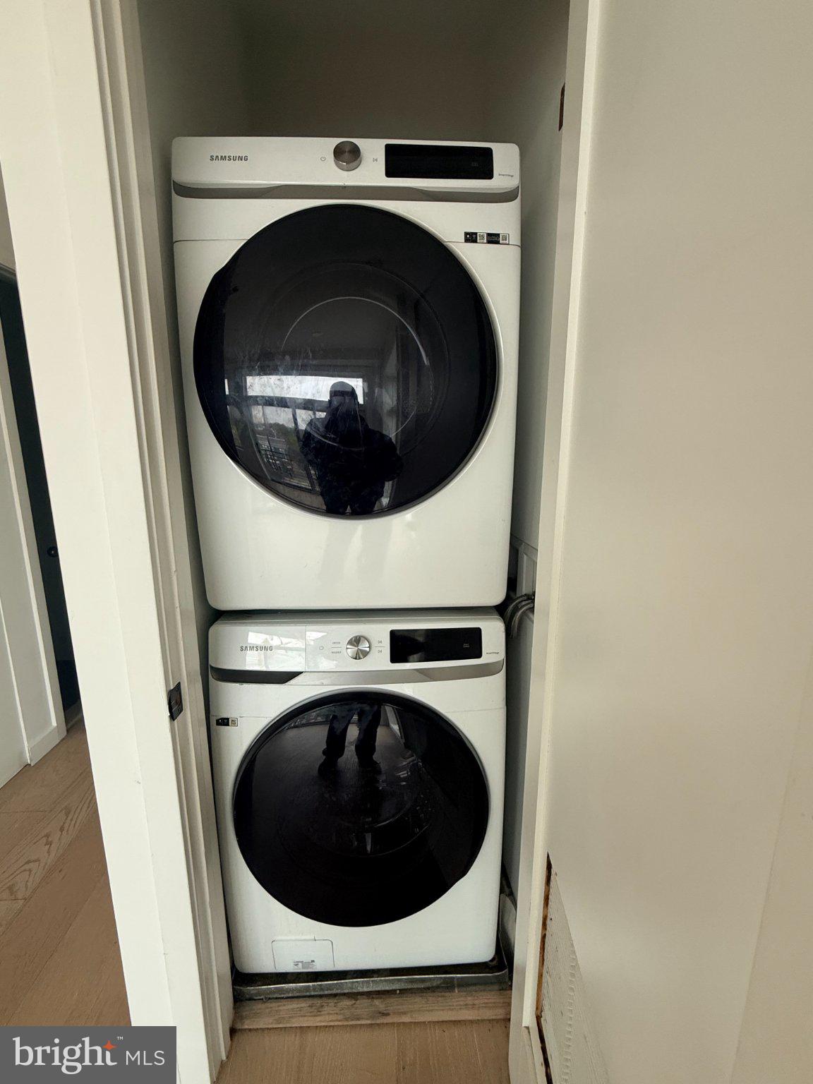 3601 14th Street Northwest, Unit 9 Washington, DC 20010 - Photo 26 of 34 Sleek laundry duo in compact space.