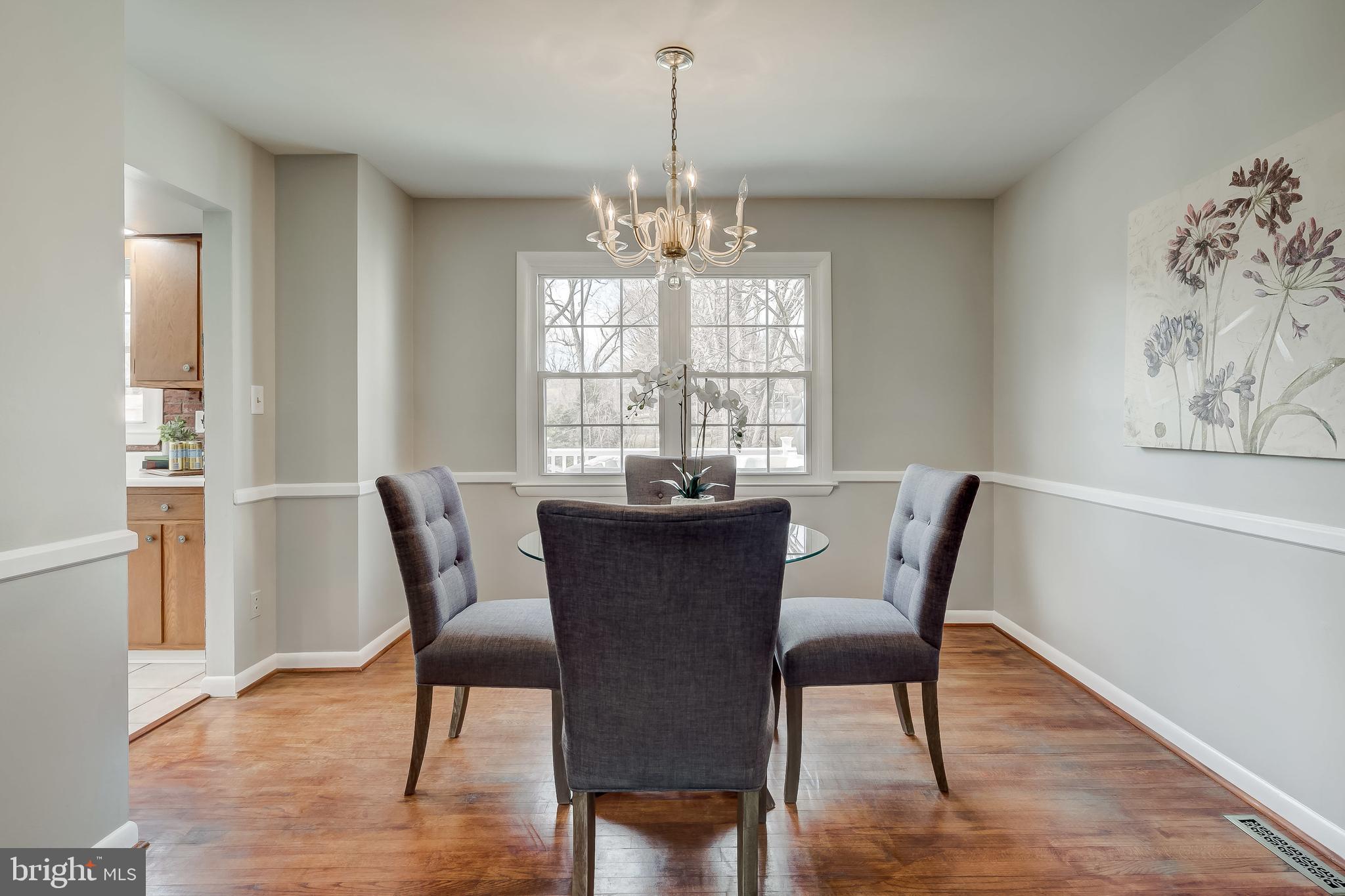 2902 Southview Road Ellicott City, MD 21042 - Photo 13 of 54 Separate dining area, fresh paint, wood floors.