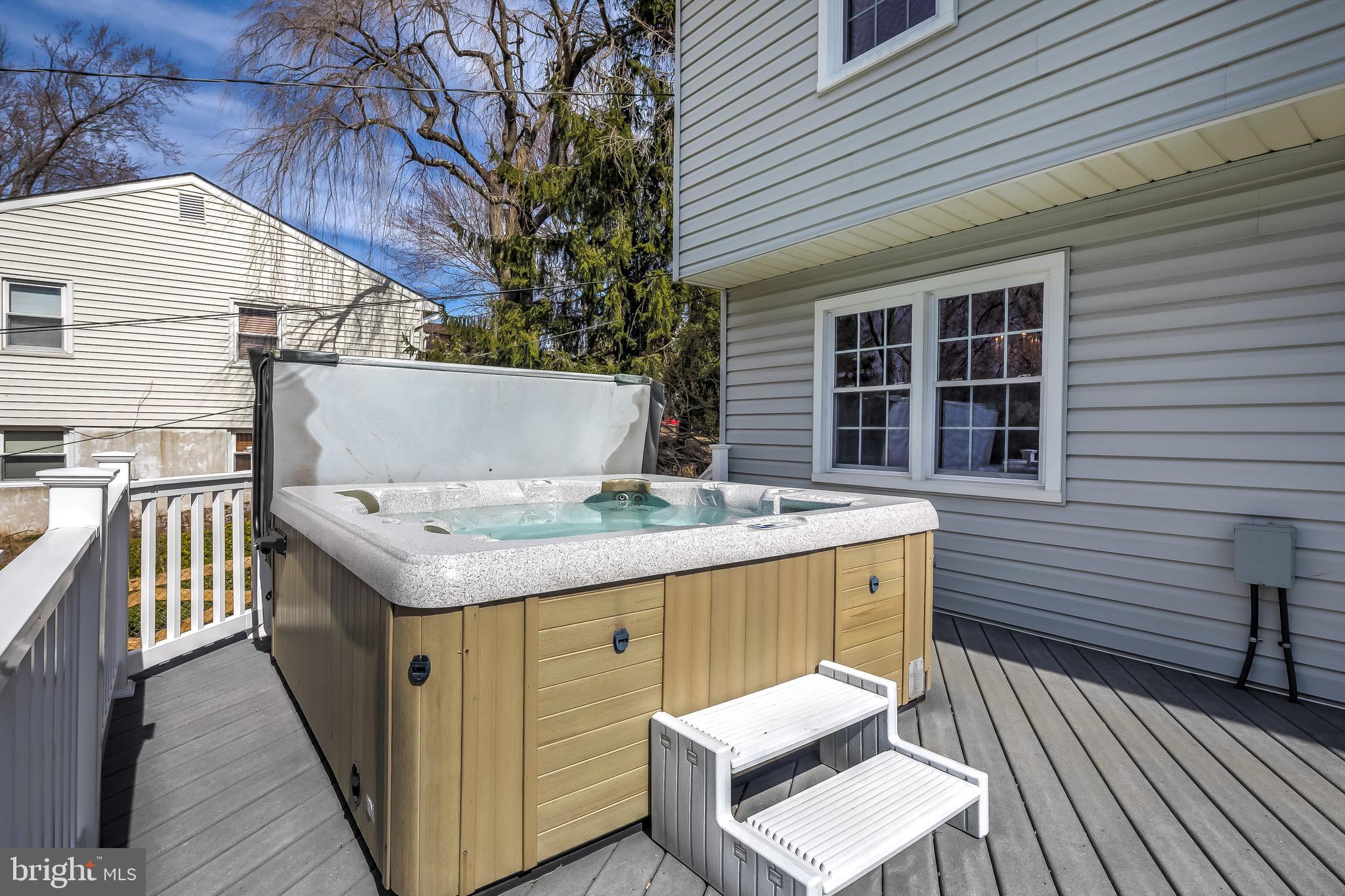 2902 Southview Road Ellicott City, MD 21042 - Photo 22 of 54 Large composite deck, hot tub conveys.