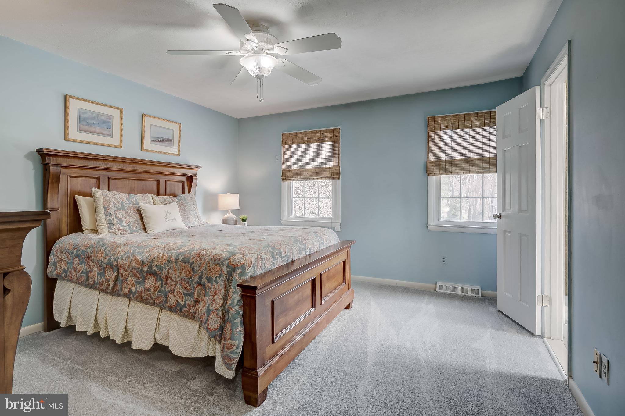 2902 Southview Road Ellicott City, MD 21042 - Photo 26 of 54 Primary suite, fresh carpet, bright/open.