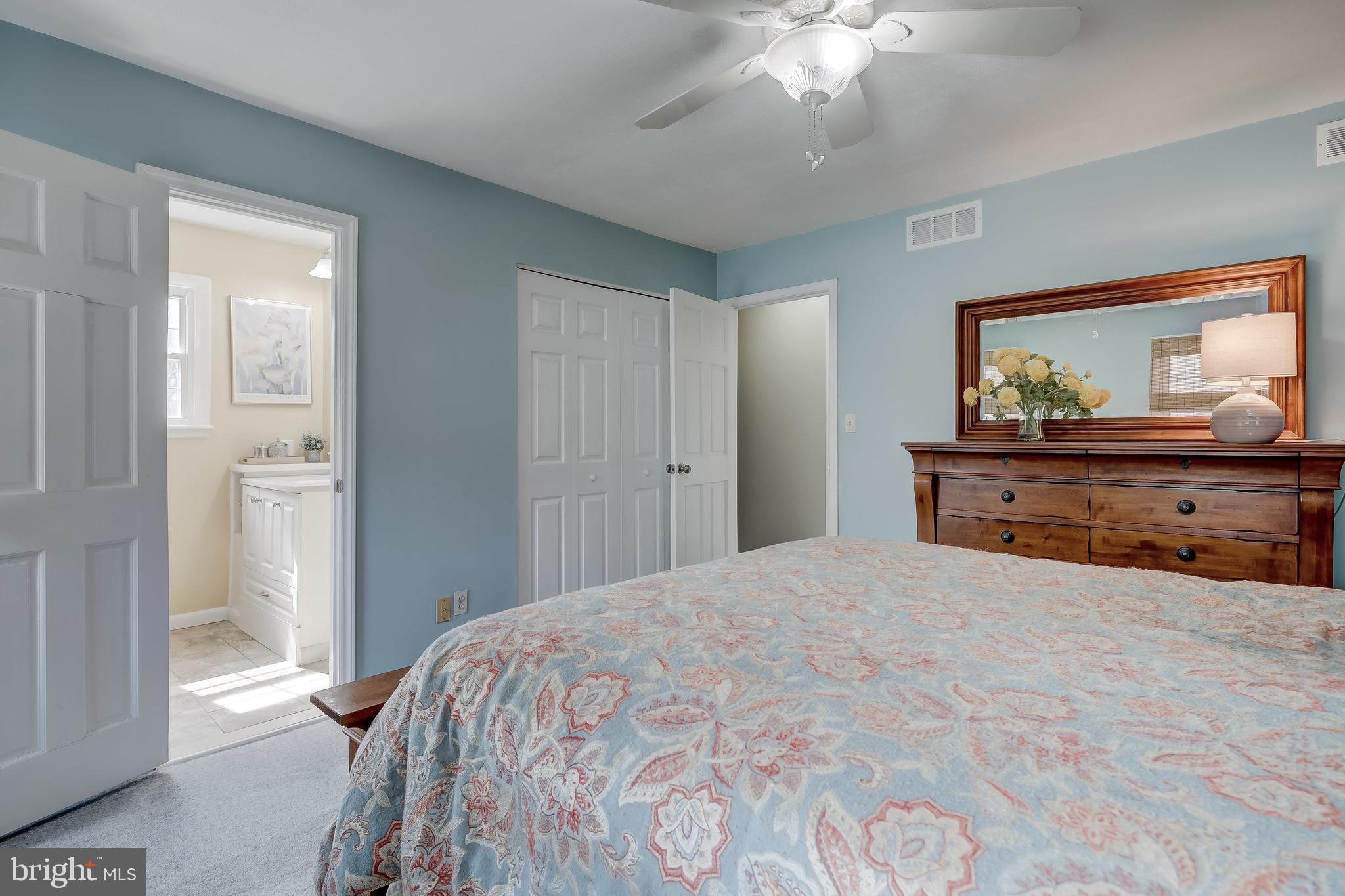 2902 Southview Road Ellicott City, MD 21042 - Photo 29 of 54 Primary suite, fresh carpet, bright/open.