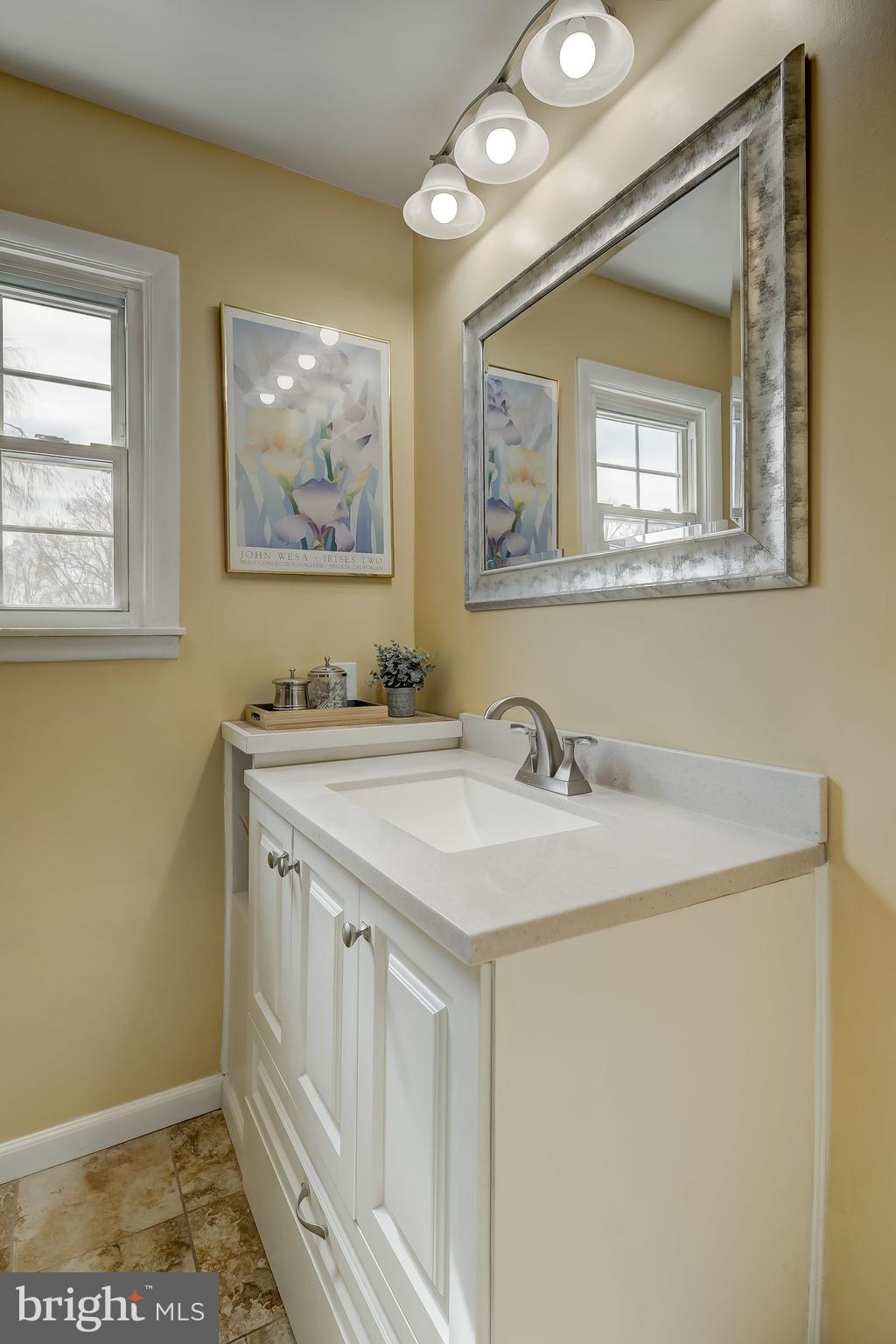 2902 Southview Road Ellicott City, MD 21042 - Photo 32 of 54 Primary bath, updated vanity/shower.