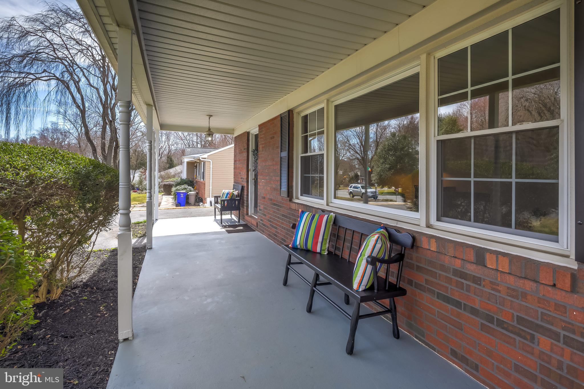 2902 Southview Road Ellicott City, MD 21042 - Photo 5 of 54 Spacious front porch.