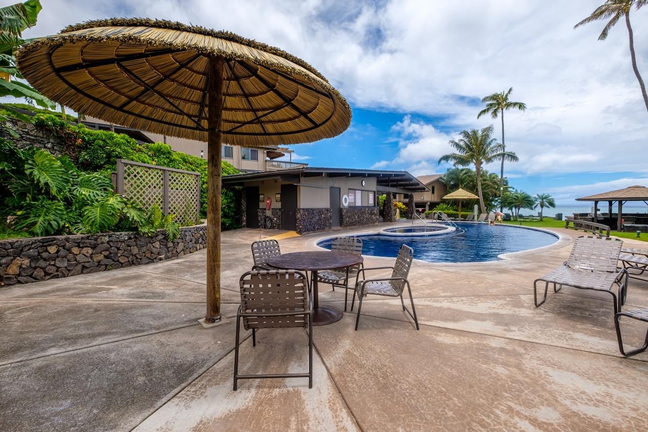 4909 Lower Honoapiilani Road, Unit D6 Lahaina, HI 96761 - Photo 26 of 47 an outdoor space with seating